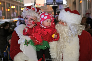 On the weekend of 14/15 DEC 2013, Santa and Mrs. Claus were driven once again in the 