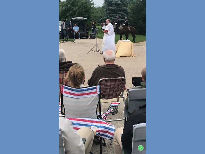 16 JUN 2019 Fathers' Day Mass-Gold Star Memorial Park Pic#1